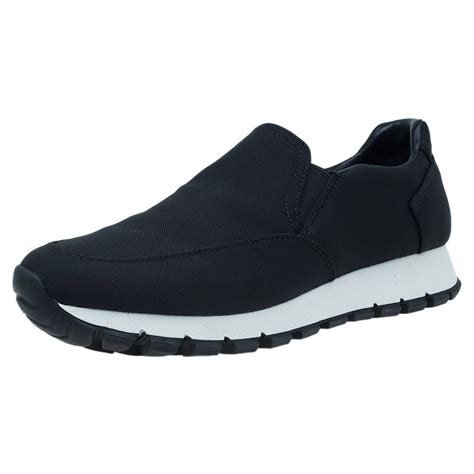 prada nylon low-top sneaker|prada slip on sneakers women.